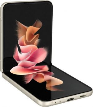 טלפון סלולרי Samsung Galaxy Z Flip3 5G 8GB+256GB - צבע שמנת - שנה אחריות יבואן רשמי